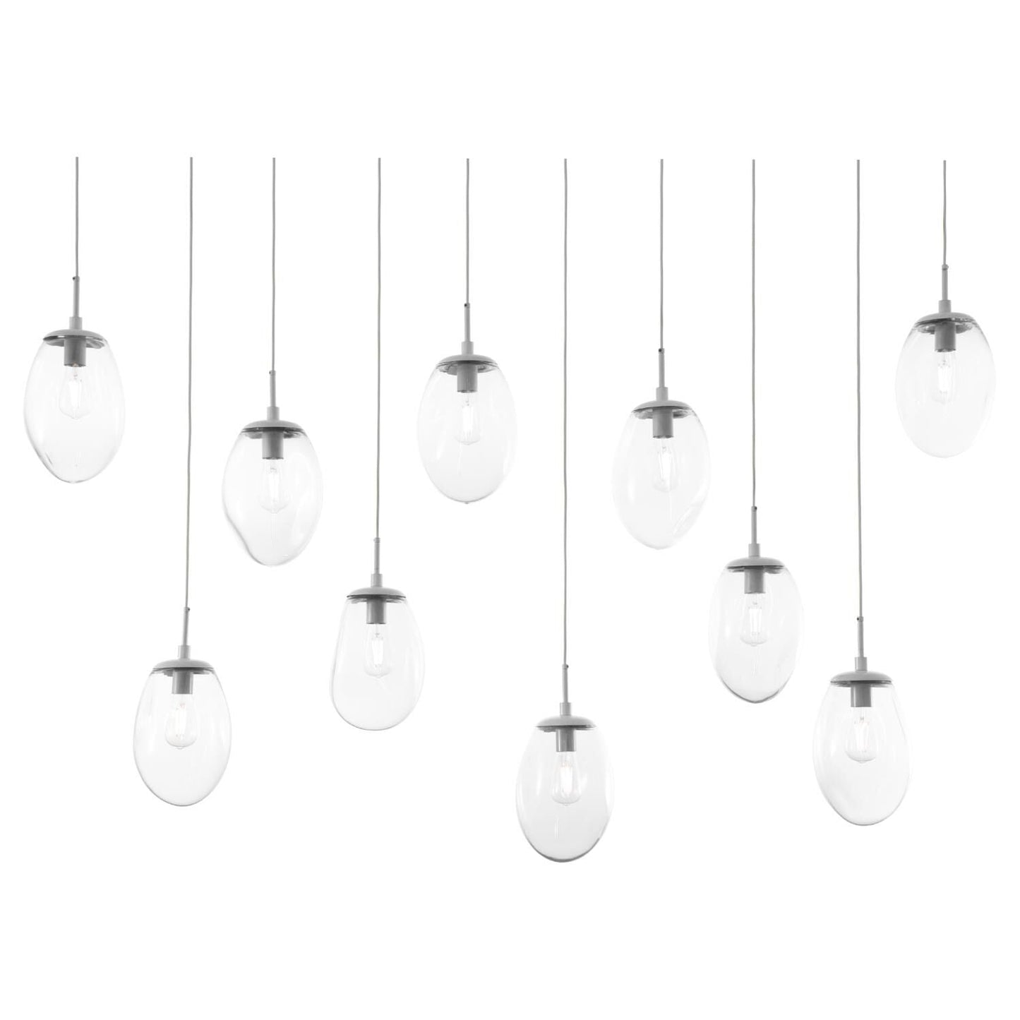 Hammerton Studio Levi Wilson Nebula 76 Inch 10 Light Linear Suspension Light Cp436505