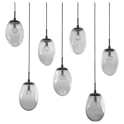 Hammerton Studio Levi Wilson Nebula 50 Inch 7 Light Led Linear Suspension Light Cp441044