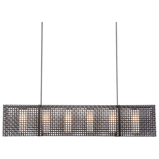 Hammerton Studio Tweed 73 Inch 8 Light Linear Suspension Light Cp416165