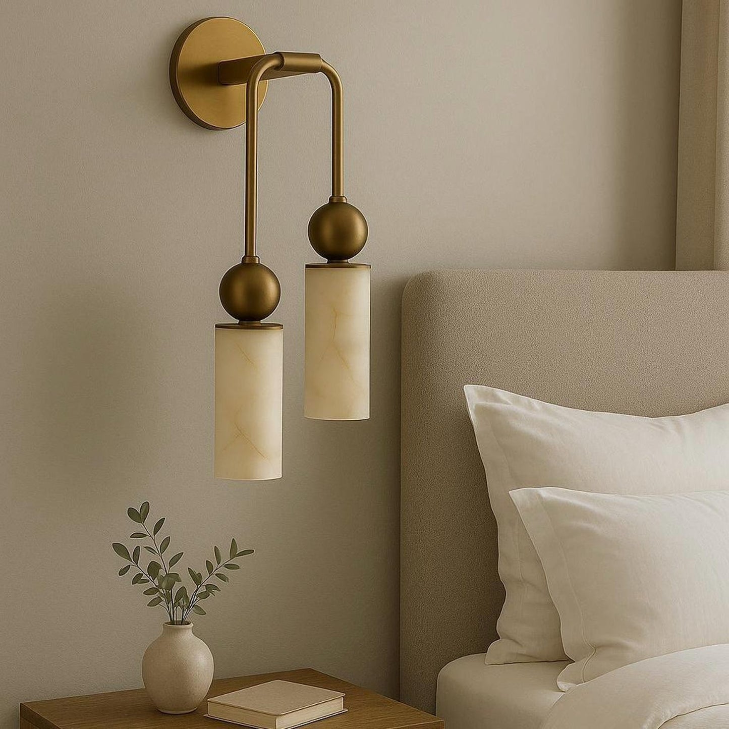 Harlin Alabaster Wall Lamp