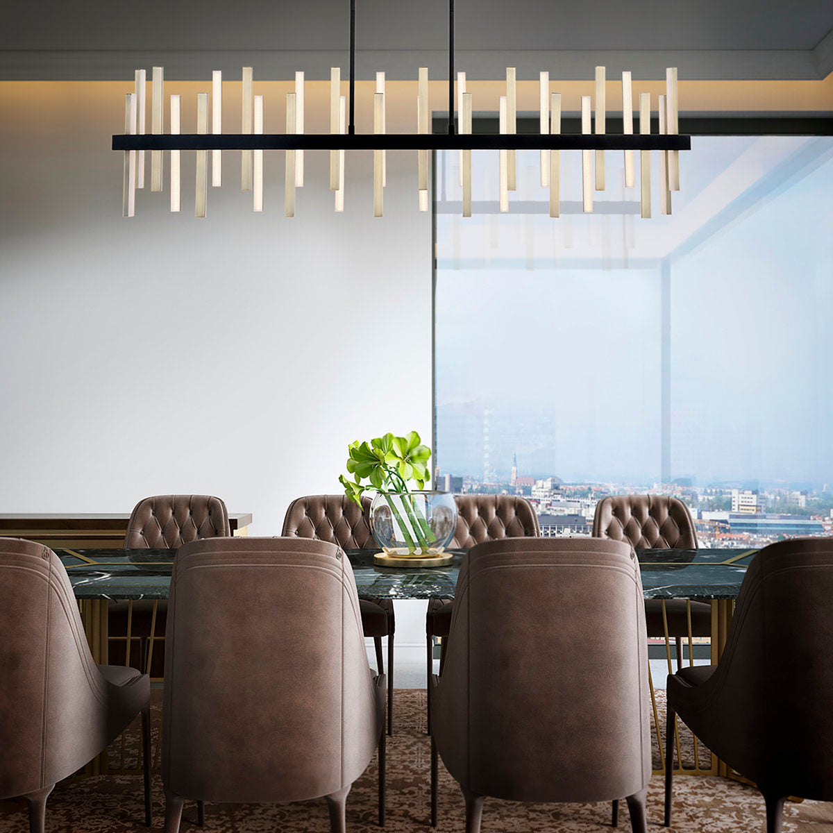 Harmonix 1-Light LED Novelty Chandelier