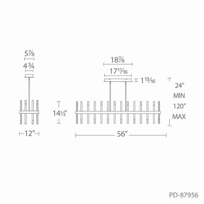 Harmonix 1-Light LED Novelty Chandelier