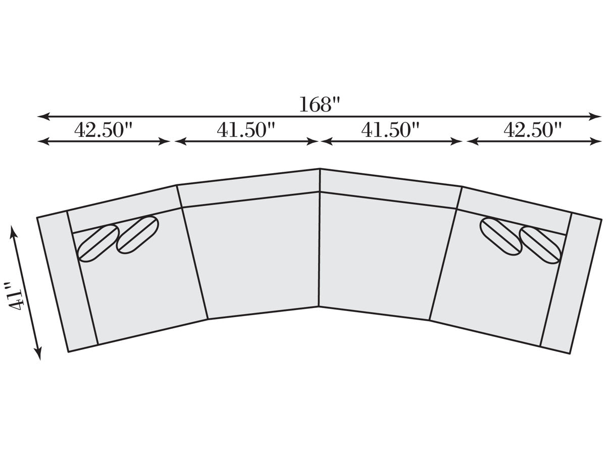 Harper 168" Wide Corner Sectional