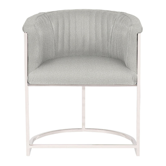 Harrison Channel Back Metal Chair