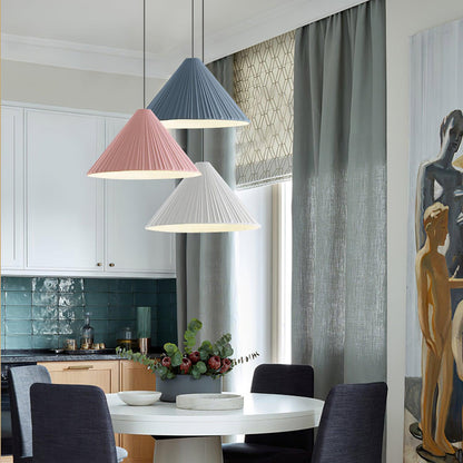 Hat Resin Pendant Lamp