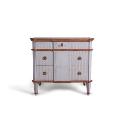 Hendric 3 - Drawer Solid Wood Nightstand