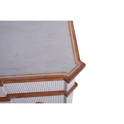 Hendric 3 - Drawer Solid Wood Nightstand