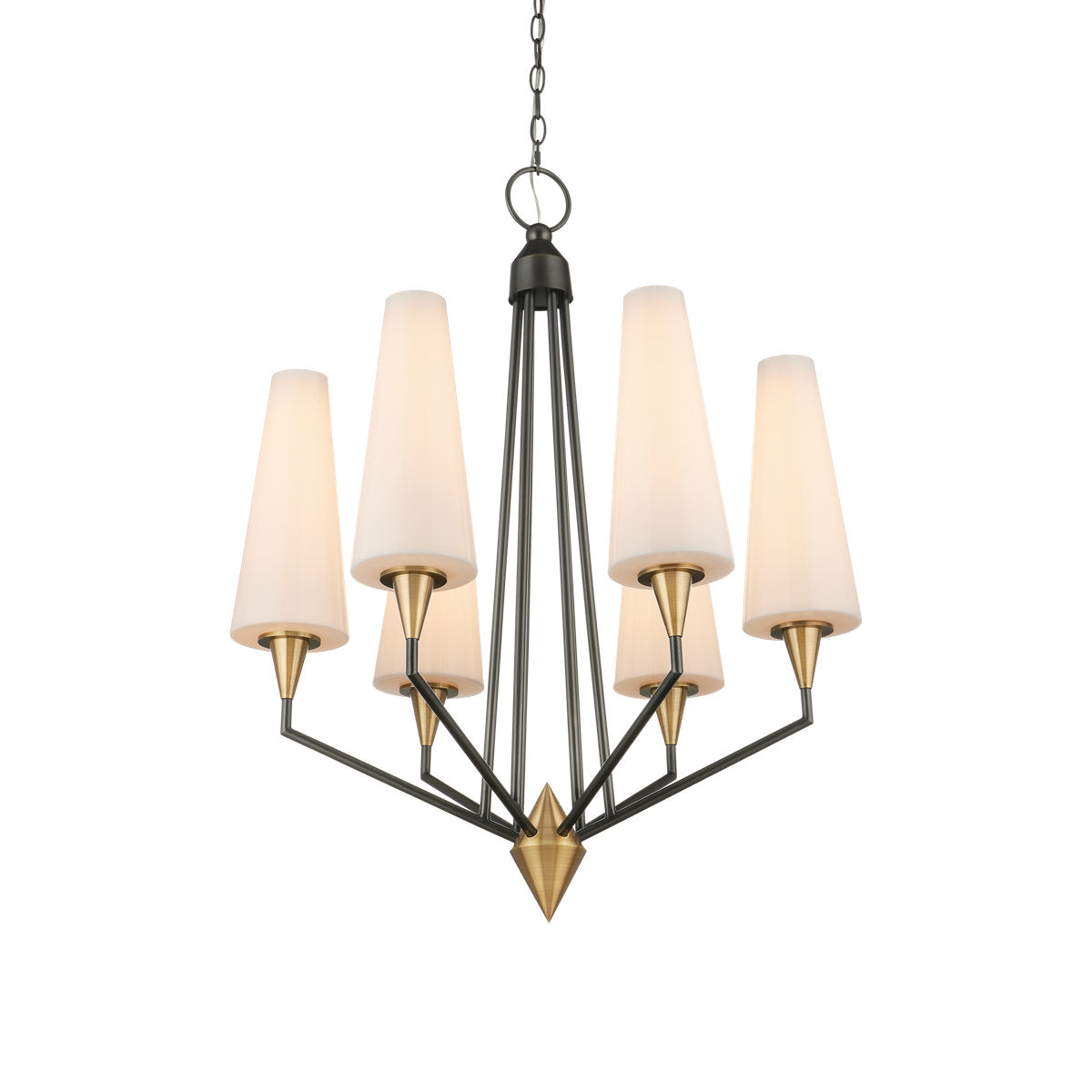 Hennin 6 - Light LED Chandelier