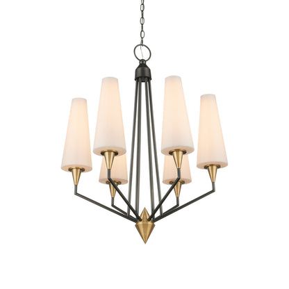 Hennin 6 - Light LED Chandelier