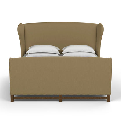Herbert Upholstered Wingback Bed