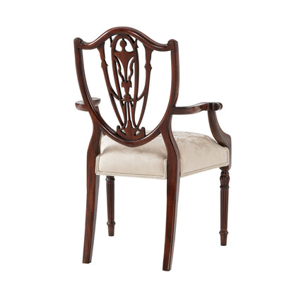 Hidden Upholstered Arm Chair (Set of 2)