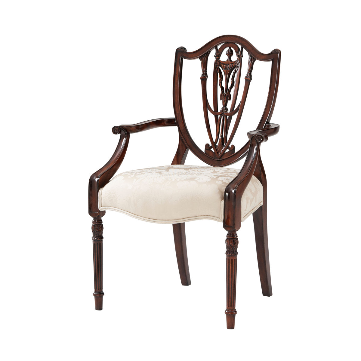 Hidden Upholstered Arm Chair (Set of 2)