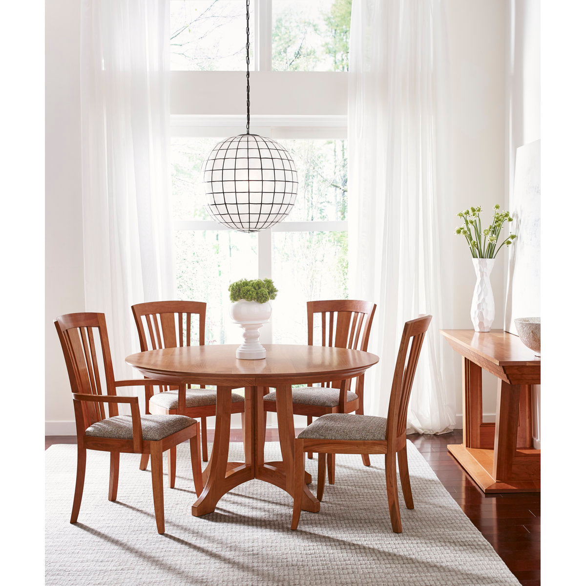 Highlands Round Solid Wood Dining Table