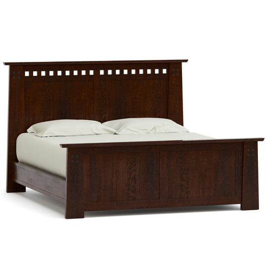 Highlands Solid Wood Low Profile Standard Bed