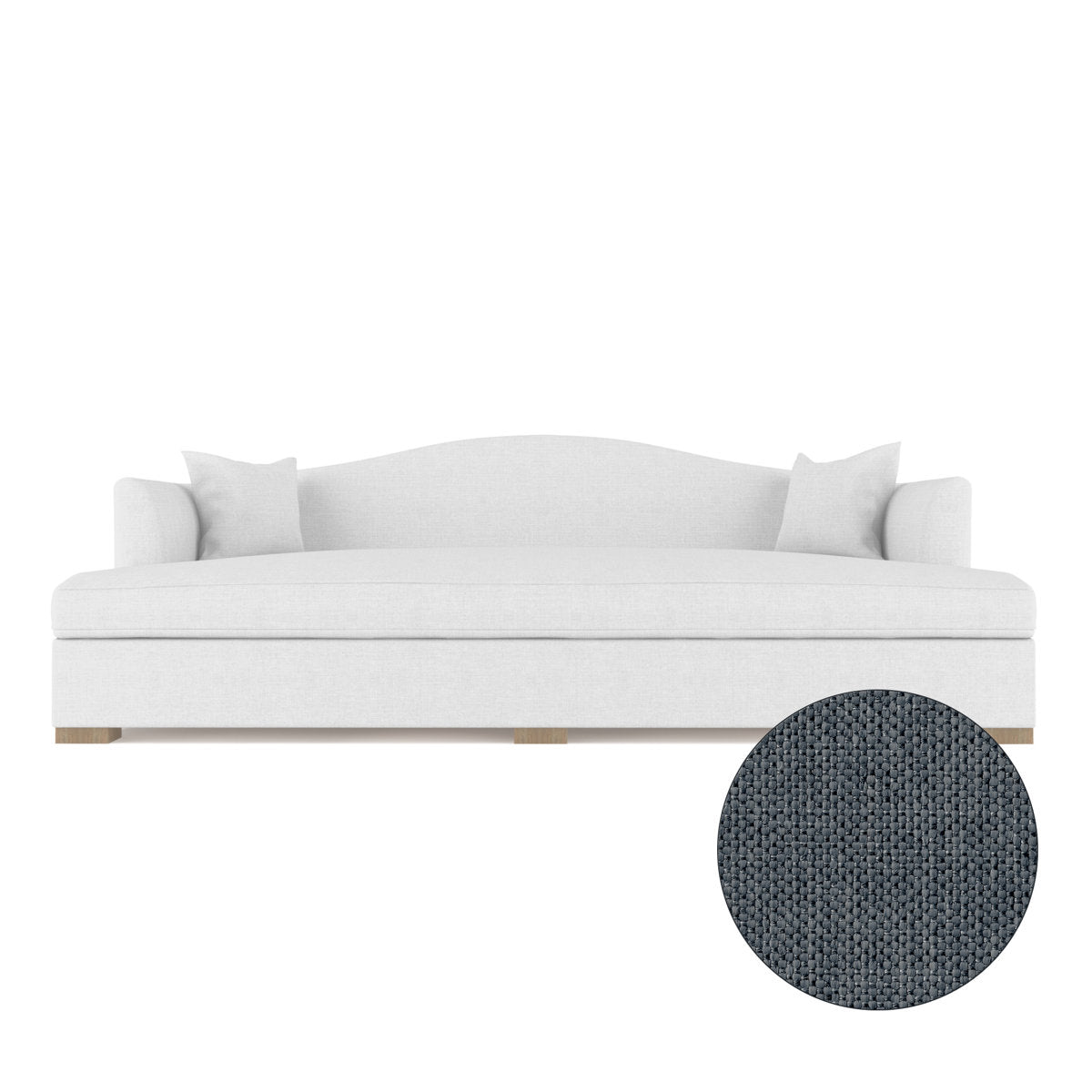 Horatio Camelback Taper Curved-Arm Daybed
