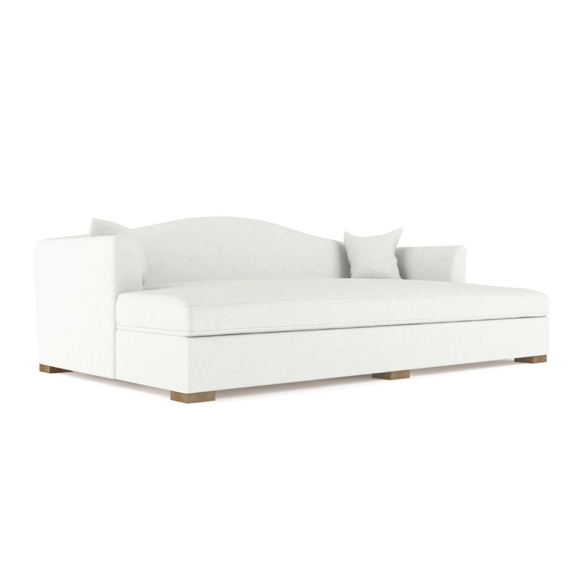 Horatio Camelback Taper Curved-Arm Daybed