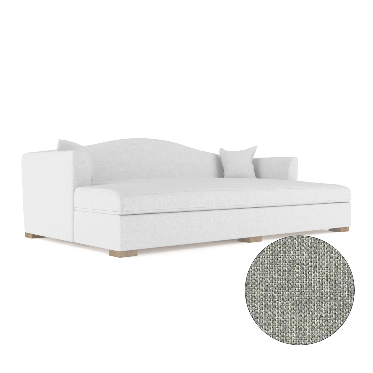Horatio Camelback Taper Curved-Arm Daybed
