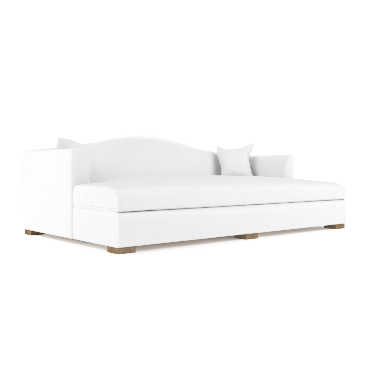 Horatio Camelback Taper Curved-Arm Daybed