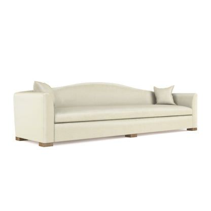 Horatio Camelback Taper Curved-Arm Extra Long Sofa