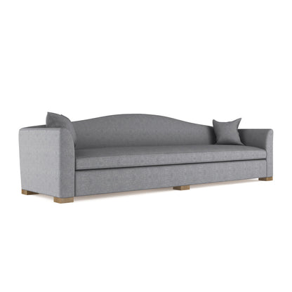 Horatio Camelback Taper Curved-Arm Extra Long Sofa