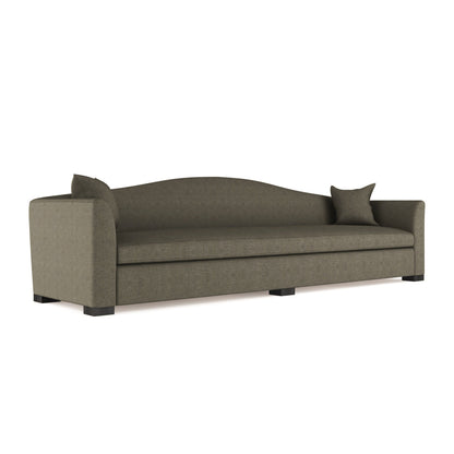 Horatio Camelback Taper Curved-Arm Extra Long Sofa