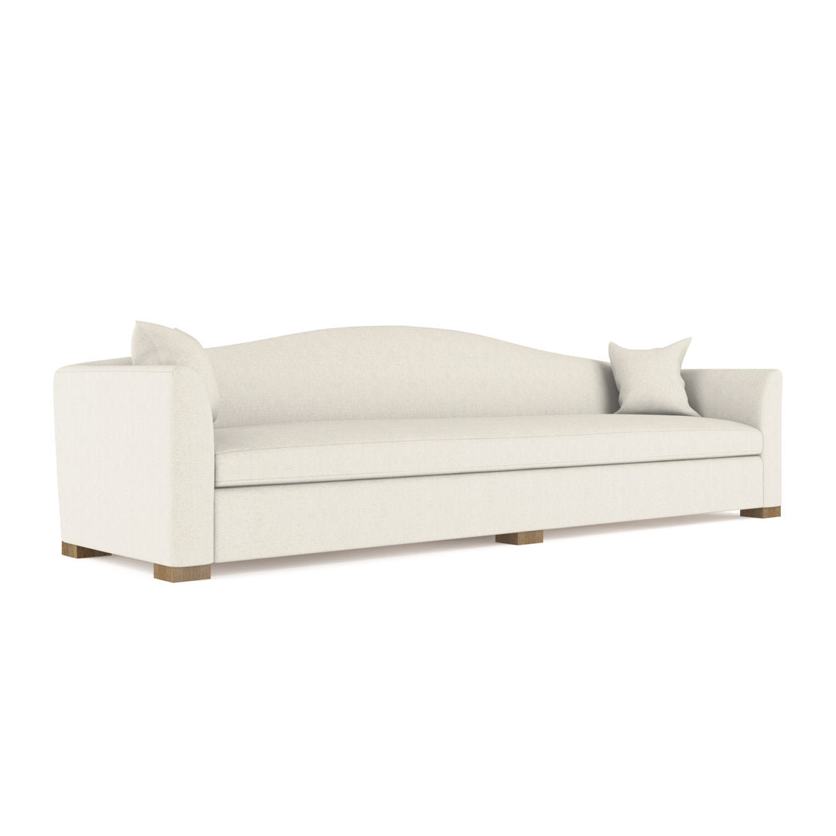 Horatio Camelback Taper Curved-Arm Extra Long Sofa