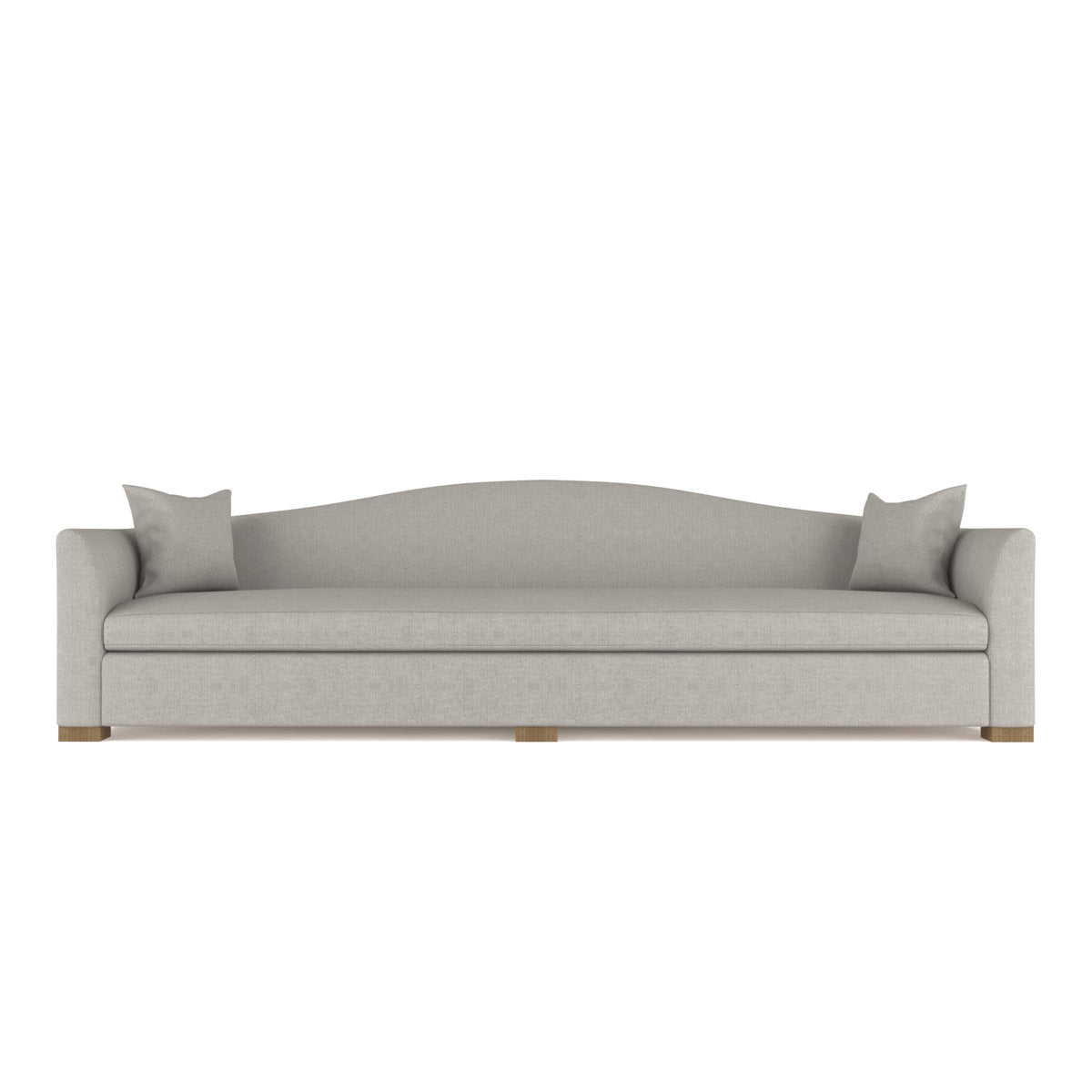 Horatio Camelback Taper Curved-Arm Extra Long Sofa