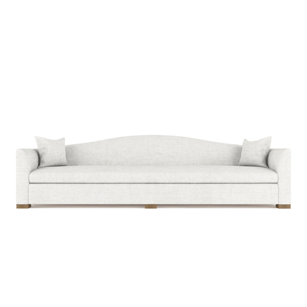 Horatio Camelback Taper Curved-Arm Extra Long Sofa
