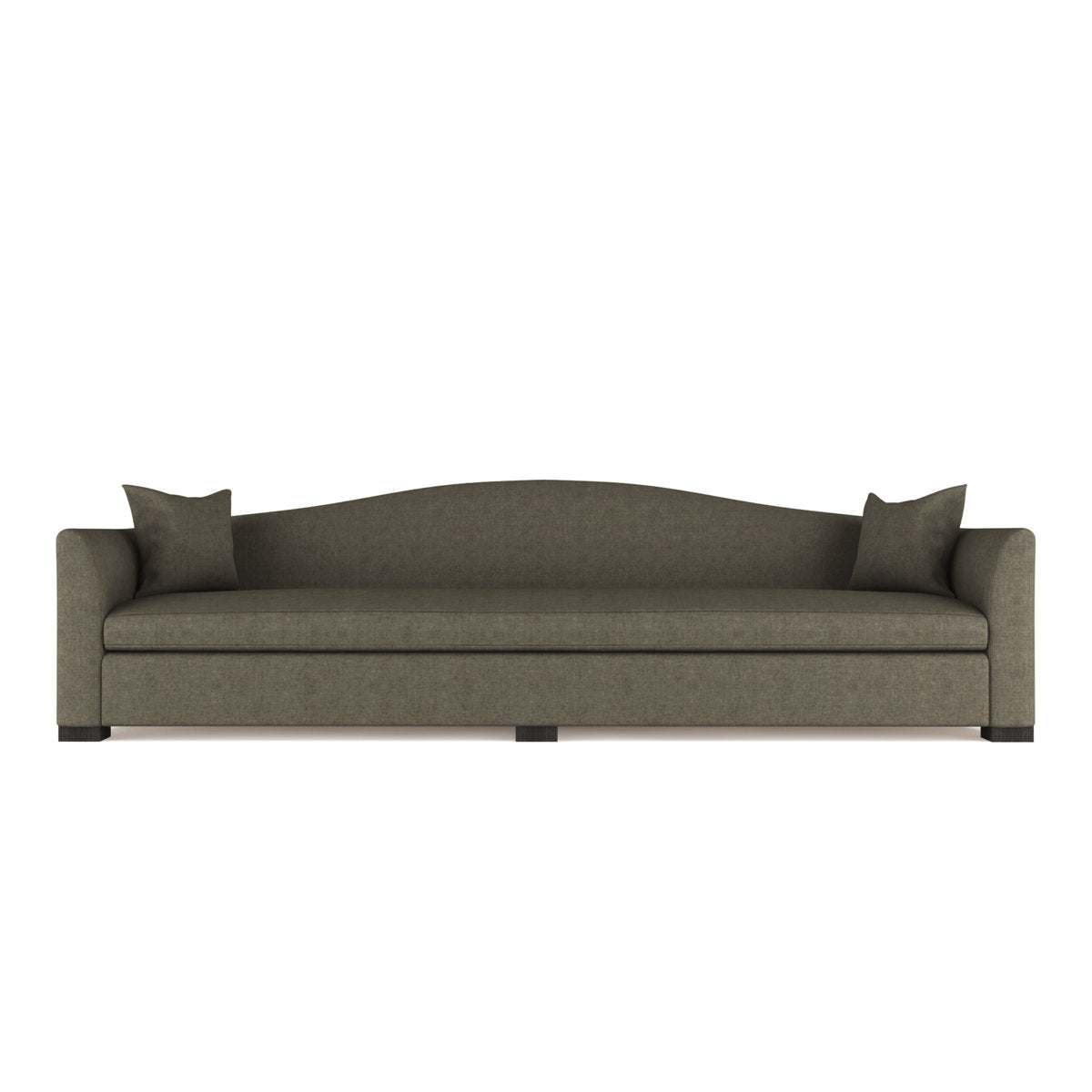 Horatio Camelback Taper Curved-Arm Extra Long Sofa
