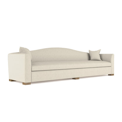 Horatio Camelback Taper Curved-Arm Extra Long Sofa