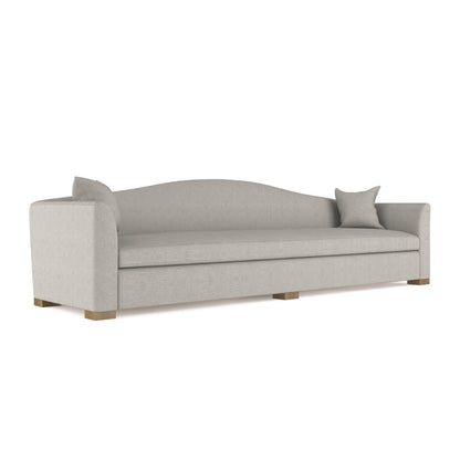 Horatio Camelback Taper Curved-Arm Extra Long Sofa