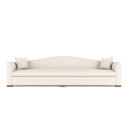 Horatio Camelback Taper Curved-Arm Extra Long Sofa