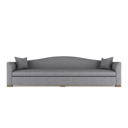 Horatio Camelback Taper Curved-Arm Extra Long Sofa