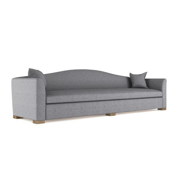 Horatio Camelback Taper Curved-Arm Extra Long Sofa
