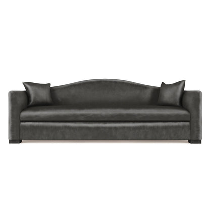 Horatio Camelback Taper Curved-Arm Sofa