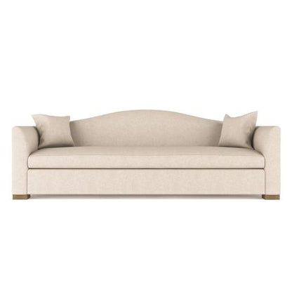 Horatio Camelback Taper Curved-Arm Sofa