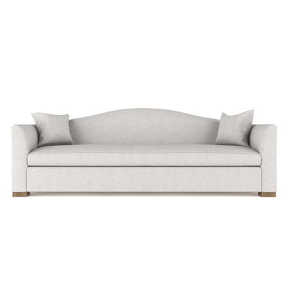 Horatio Camelback Taper Curved-Arm Sofa