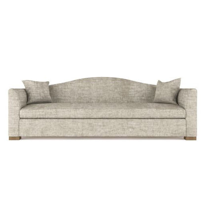 Horatio Camelback Taper Curved-Arm Sofa