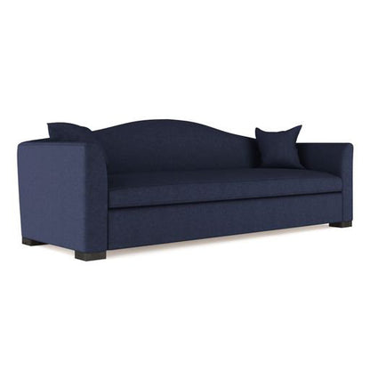 Horatio Camelback Taper Curved-Arm Sofa