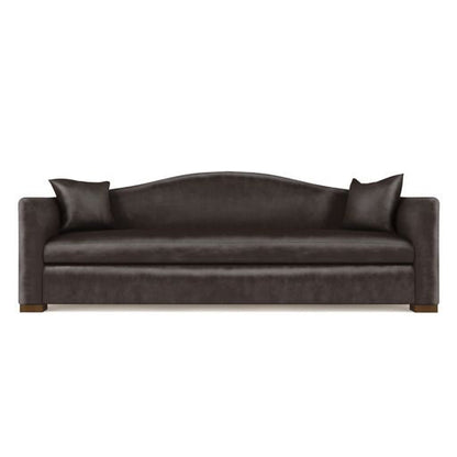 Horatio Camelback Taper Curved-Arm Sofa