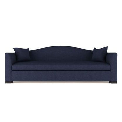 Horatio Camelback Taper Curved-Arm Sofa