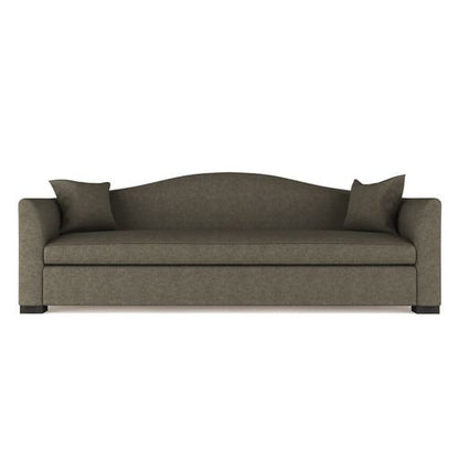 Horatio Camelback Taper Curved-Arm Sofa