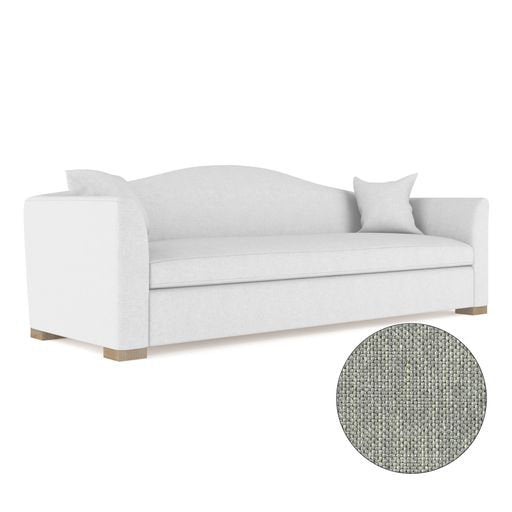 Horatio Camelback Taper Curved-Arm Sofa