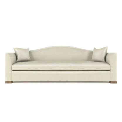 Horatio Camelback Taper Curved-Arm Sofa