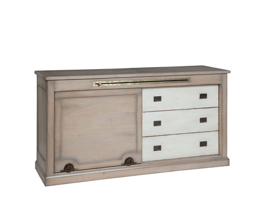 Horloger 67'' W Solid Wood Credenza