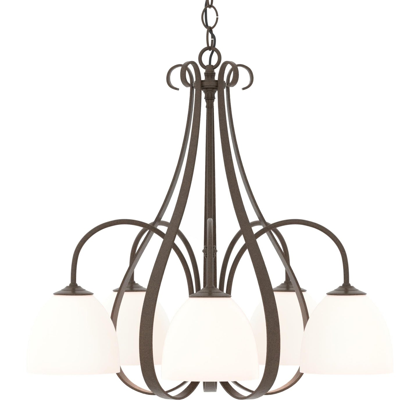 Hubbardton Forge Sweeping 24 Inch 5 Light Chandelier Cp7434