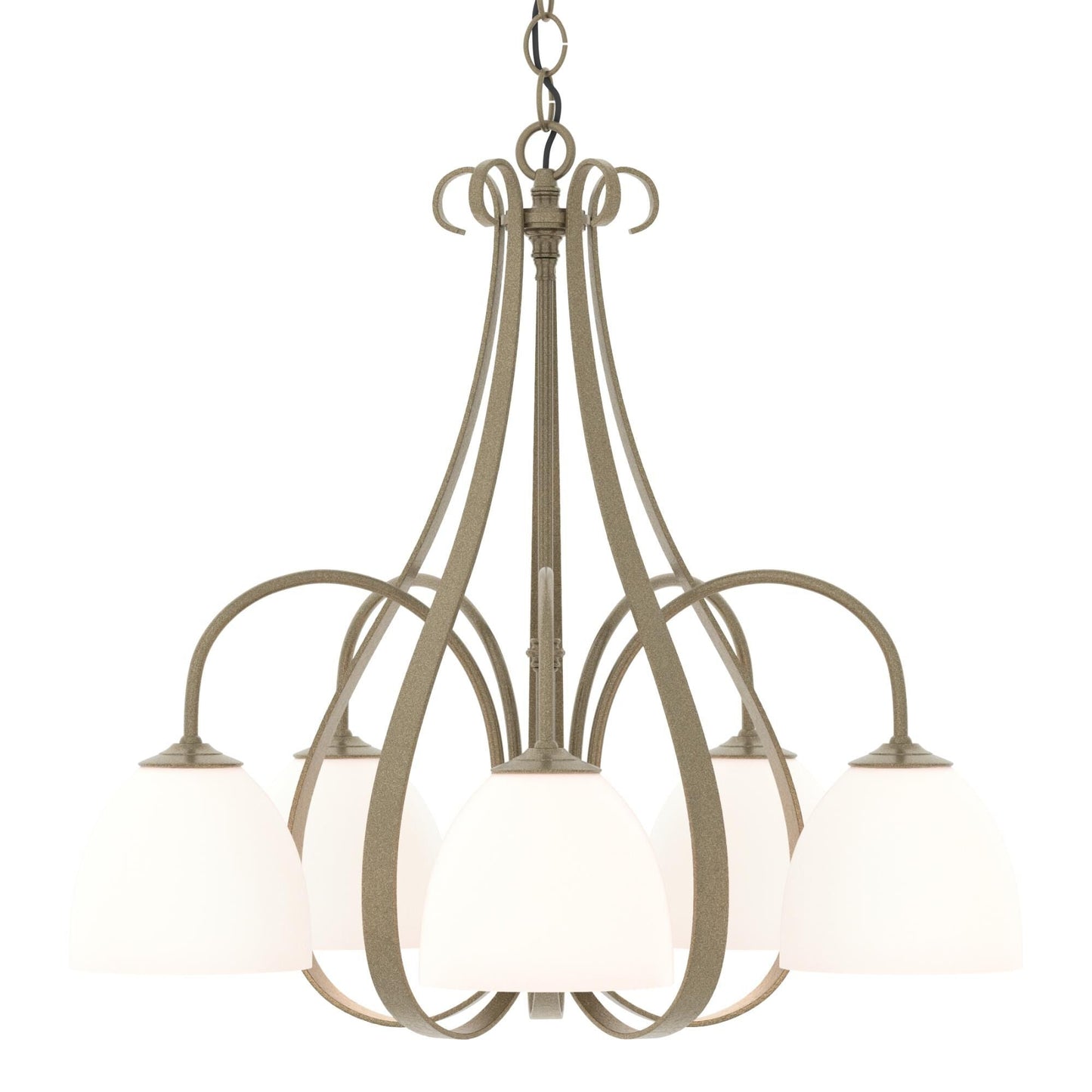 Hubbardton Forge Sweeping 24 Inch 5 Light Chandelier Cp7434