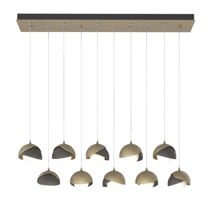 Hubbardton Forge Brooklyn 44 Inch 10 Light Led Linear Suspension Light Cp737770