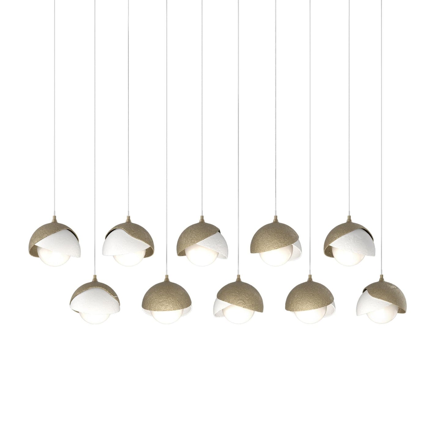 Hubbardton Forge Brooklyn 44 Inch 10 Light Led Linear Suspension Light Cp737770