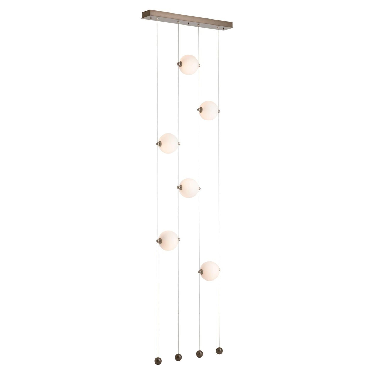 Hubbardton Forge Abacus 22 Inch 6 Light Led Linear Suspension Light Cp420791